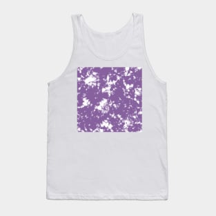 Orchid purple Storm - Tie Dye Shibori Texture Tank Top